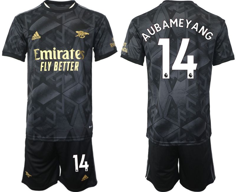 Men 2022-2023 Club Arsenal away black #14 Soccer Jersey->arsenal jersey->Soccer Club Jersey